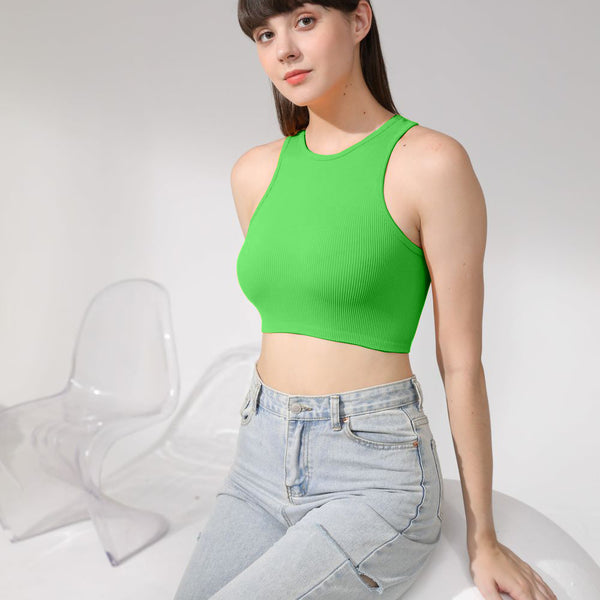 , European and American threaded small vest nylon multi-color sports yoga quick-drying running fitness factory direct sales