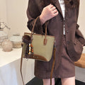 Retro commuting quality satchel bag 2025 new work commuting shoulder underarm bag casual bag elegant tote bag