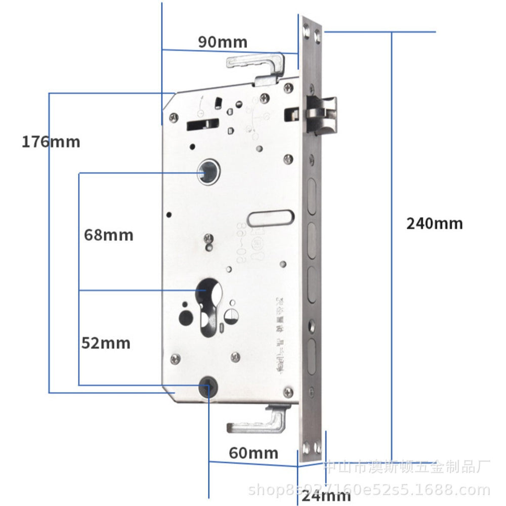 3d face recognition smart lock palm vein smart door lock rental house graffiti intercom password lock manufacturer in stock