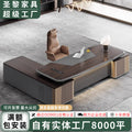 Boss desk office desk casual modern president manager desk supervisor table and chair combination light luxury executive desk office furniture