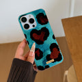 Tinfoil leopard print mobile phone case suitable for apple 17promax/16 anti-fall protective case wholesale apple 17pro