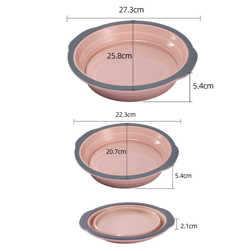 Baking Silicone Cake Mould Chiffon Embryo Layered Cream Frozen Mousse Sandwich Sheet Baking Tool 7 Inch 9 Inch