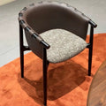 Scandinavian solid wood dining chair for home restaurant backrest chair chair modern casualaccessible luxury hotel chair saddle chair