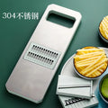 Stainless steel panel grater, potato shredder, slicer, shredder, plug-in plate, multi-functional vegetable cutting handy gadget