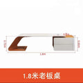 Painted boss table accessible luxuryfashion manager table casual modern female president desk creative stylish table and chair combination