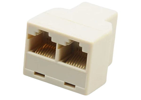 Directly from the manufacturer network tee head, computer network cable splitter, network splitter one point two RJ45 head
