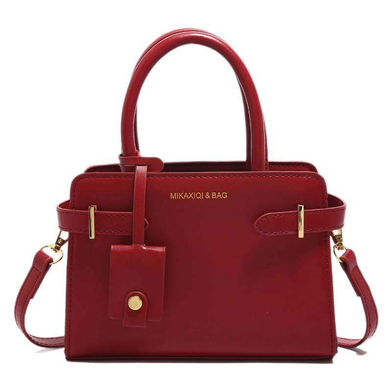 Simple handbag retro oblique span bag commuter bag women's shoulder bag fashion light luxury tote bag