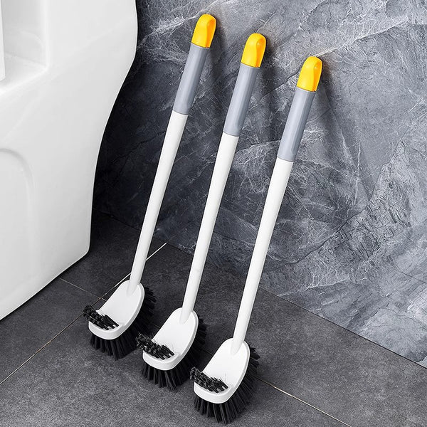 Toilet brush long handle no dead ends household bathroom free shipping wall hanging wall type soft bristle brush toilet brush artifact
