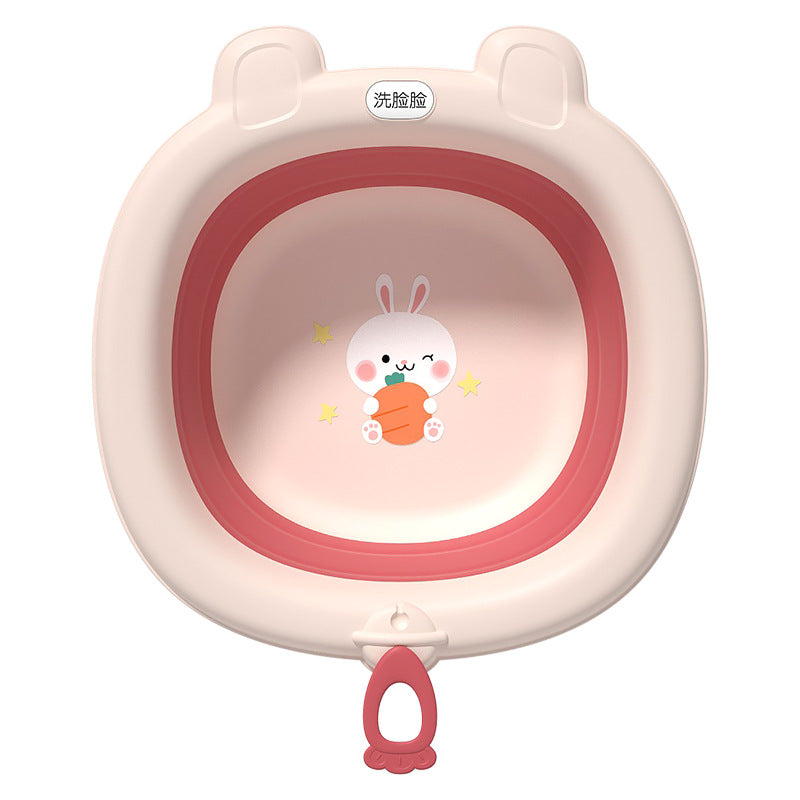 Thickened kids foldable washbasin baby washbasin for home baby foot wash pp basin kids wash basin