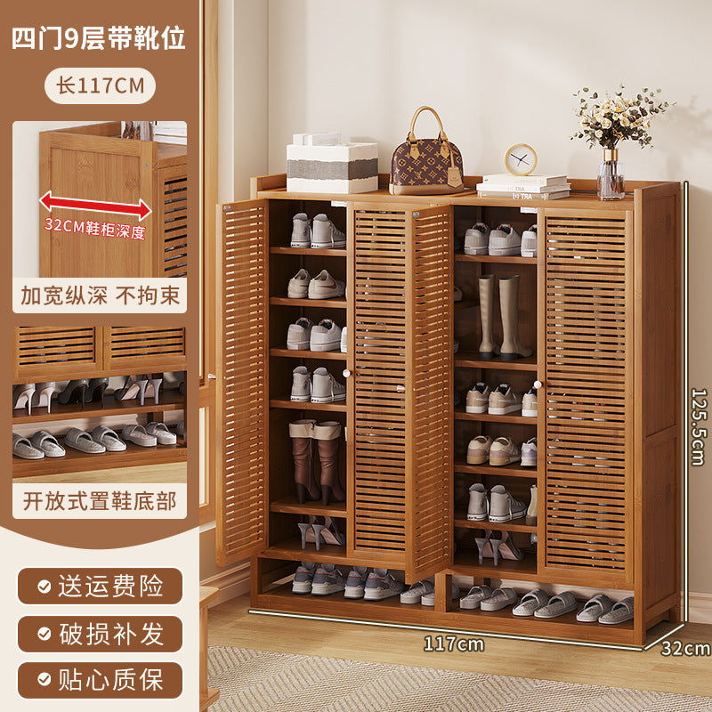 Simple shoe rack at home, large-capacity shoe cabinet at the door, cabinet for storing shoes, dustproof 40 pairs of shoes, new door cabinet