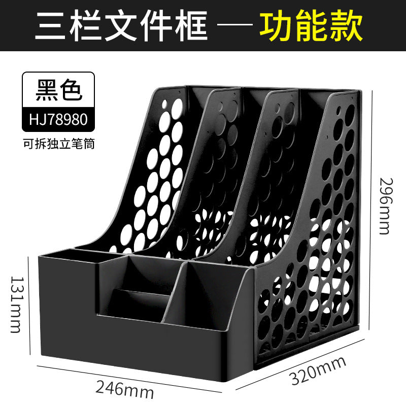 Desktop File Shelf Bookstand Desk File Shelf File Frame File Basket Data Shelf File Storage Box