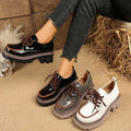 autumn new arrival: women's chunky sole loafers for cross-border e-commerce, plus sizes available (runs half a size small). dropshipping available on  and . sizes 35-42