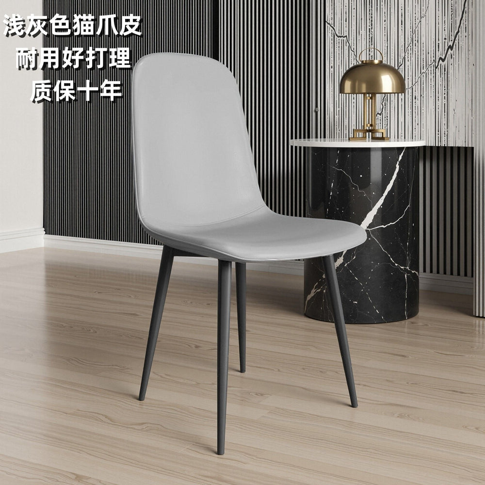Factory direct normcore dining chair for home italian accessible luxury office chair high density sponge creative negotiation back chair