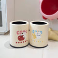 New arrival, good-looking, cute cartoon puppy trash can, home, creative bedroom, living room, bathroom storage bucket