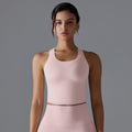 Clearance nude body shaping yoga clothes tops cut out beautiful back seamless sports intimates quick dry running fitness tops women
