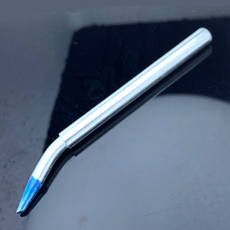 BSL blue head special d6 soldering iron head 2.0mm oblique port 2c elbow oblique port soldering iron nozzle, national standard soldering machine welding gun head