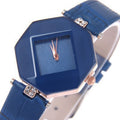 Amazon bestseller korean style wholesale women's champagne watch - prismatic diamond fashion ladies' watch - white