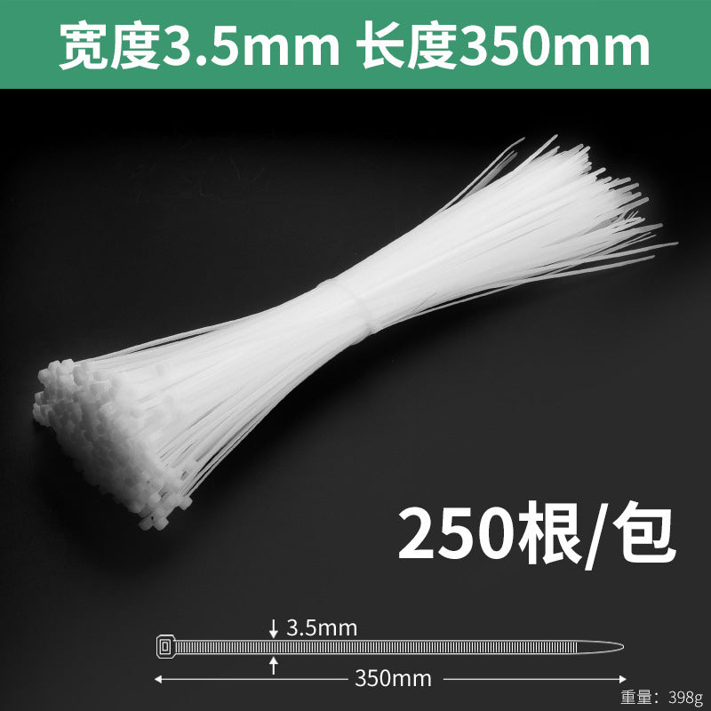 Nylon cable ties, plastic buckle, strong anti-theft buckle, wire tie, self-tightening, self-locking black strap