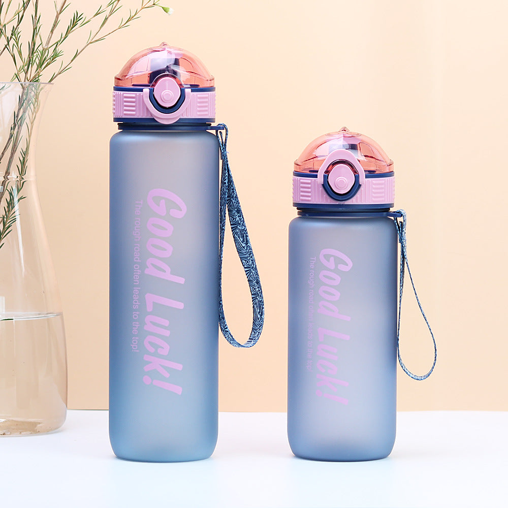 Factory custom student water bottle - large capacity plastic cup, fitness sports water bottle, portable water bottle, minimalist tumbler