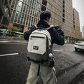 Japanese style backpack men's college student school bag lightweight outing hiking travel backpack women's easiest for match large capacity computer bag