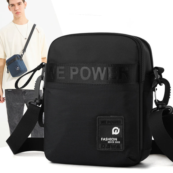 WEPOWER New Casual Men's Shoulder Bag Small Satchel Wearing Waist Bag Small Backpack Lightweight Boys Crossbody Bag