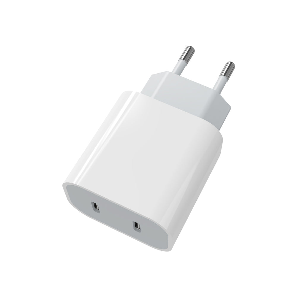 Wow customized 40w apple 17 charger dual port charging head ce certified iphone european standard charger