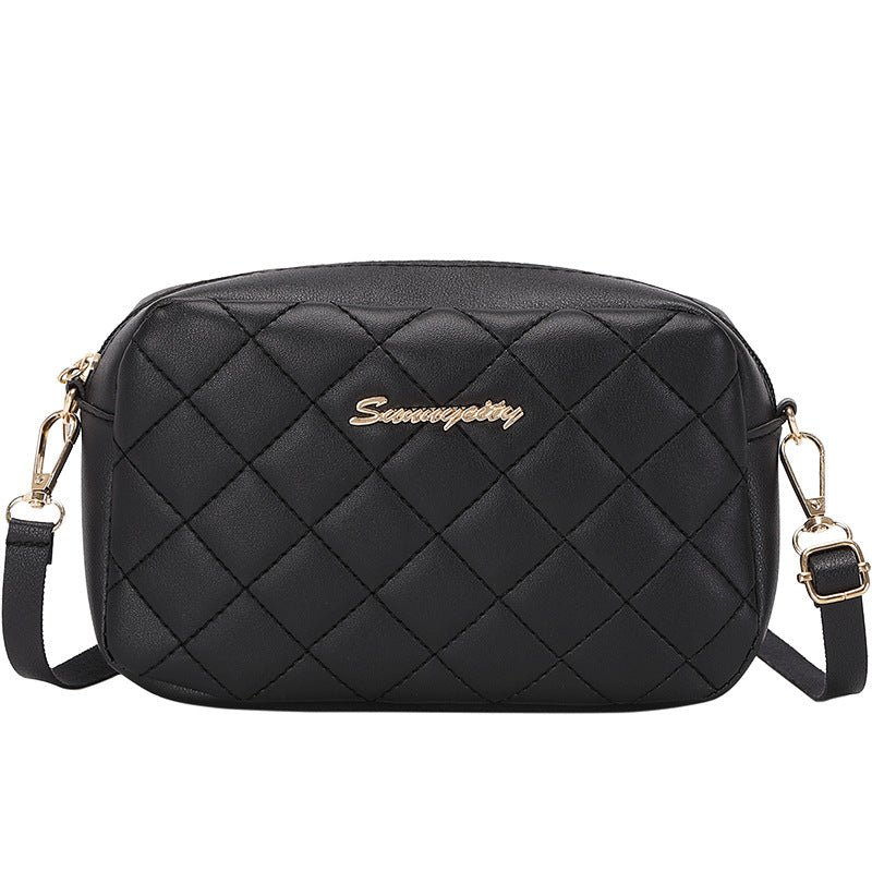 Embroidered camera bag 2022ladies bag Christmas new shoulder bag diamond messenger bag fashion bag women