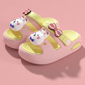 3d capybara kids' slippers - new 2025 summer collection for girls, indoor home cartoon non-slip sandals for boys