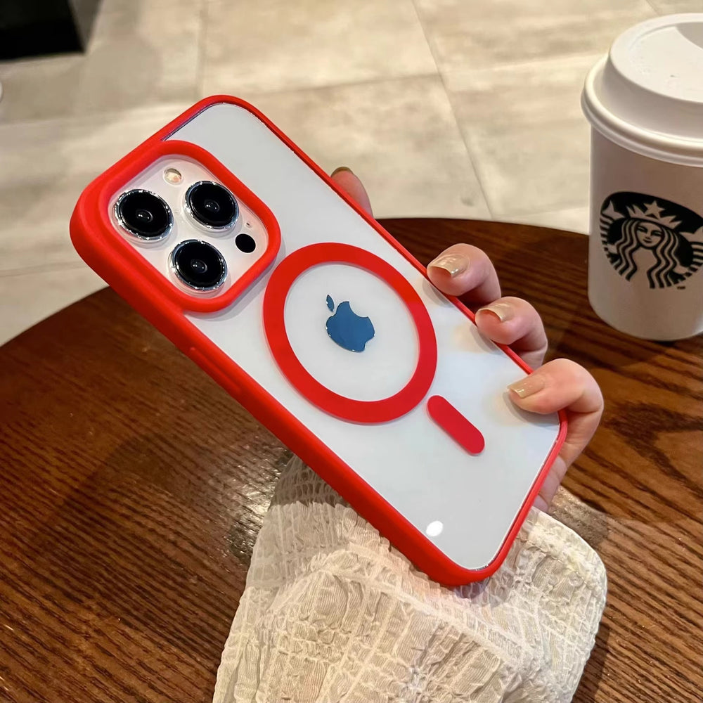 New macaron magnetic phone case for apple 17 pro max, iphone 15 minimalist anti-drop protective cover for iphone 16