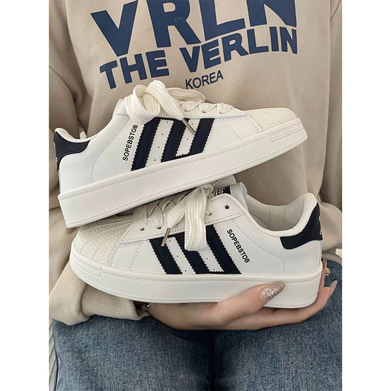 Girls' shell toe sneakers - new  spring/autumn collection - breathable, versatile casual sports shoes for students (sizes for mid-to-large children)