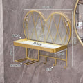 Bathroom decorative shelf wall mount - toilet paper, hair dryer, and cosmetic organizer for vanity - no drilling required