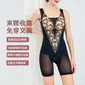 Wow, the same style of lace body shaping garment from the cinema line, body shaping, tummy control, waist tightening, butt lifting, seamless shaping, post-operative one-piece belt