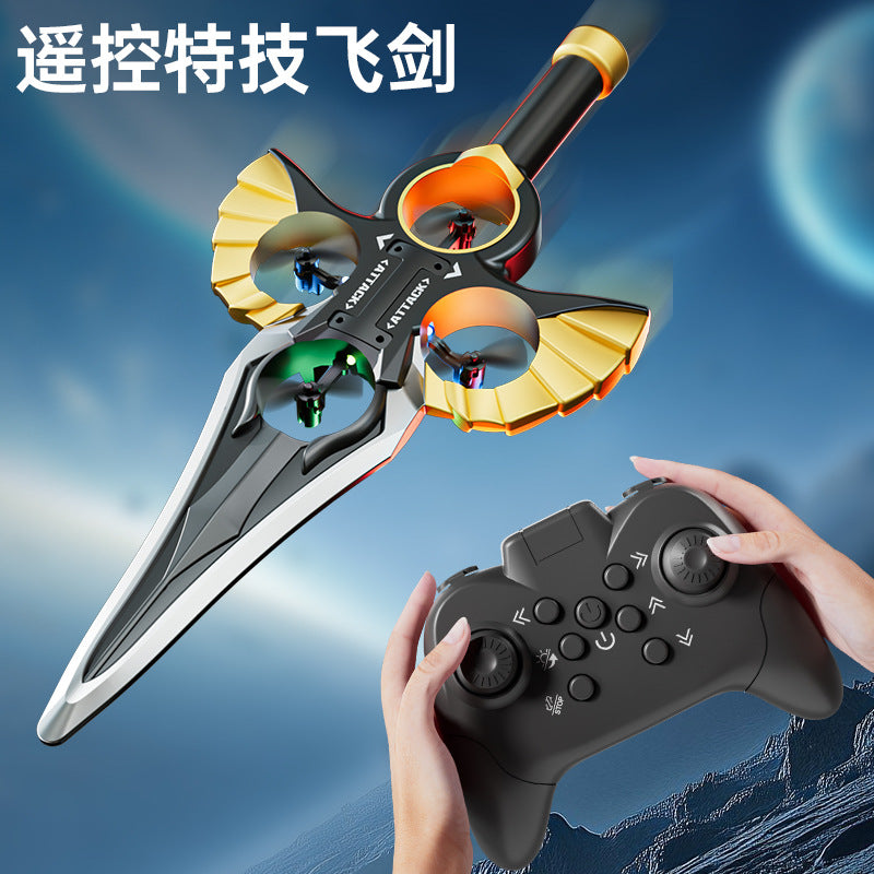 New sword flying somatosensory remote control flying sword aircraft toy flying sword drone model gift aircraft model
