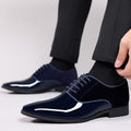 Men's formal business leather shoes - lightweight, trendy, low-cut, british style, pointed toe, in-stock, wedding/groom shoes