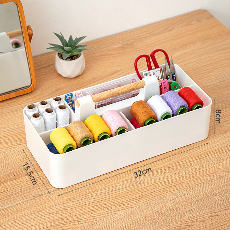 Sewing Box Household Stackable Multifunctional Drawer Storage Box Desktop Portable Sewing Kit Sewing Tools Organizing Box