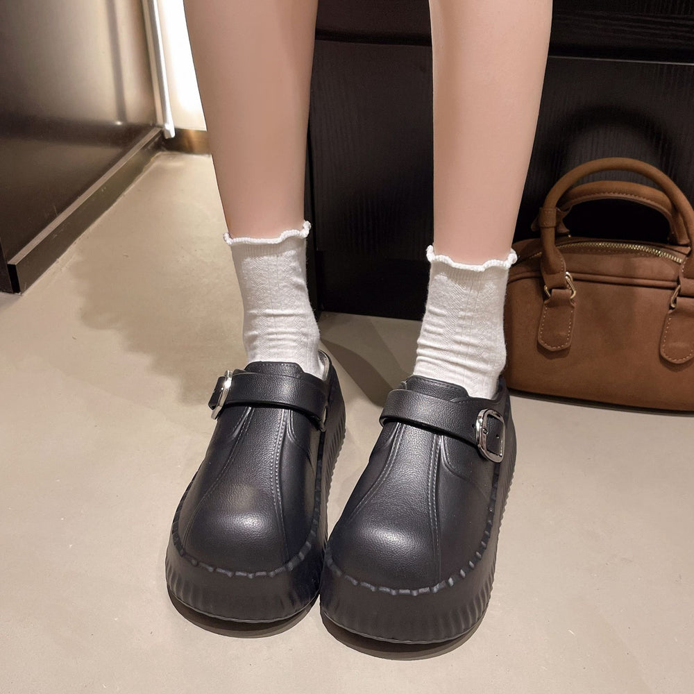 Eva slippers women's summer outwear heightened thick sole sandals casualplaid beach birkenstock shoes non-slipeasiest for match