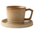 Retro japanese style mug kiln clay cup afternoon tea latte latte cup cake dessert plate for home mug