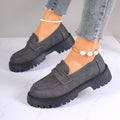 autumn new arrival: british style low-heel slip-on loafers - women's plus size export quality leather shoes for cross-border e-commerce