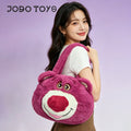 Cartoon plush crossbody bag: instantly turn heads and dominate the scene! overflowing with girly charm, it's irresistibly cute