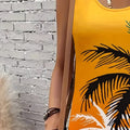 wholesale women's short-sleeved dresses, fashionable women's dresses for spring, summer, and autumn, new cross-border printed designs