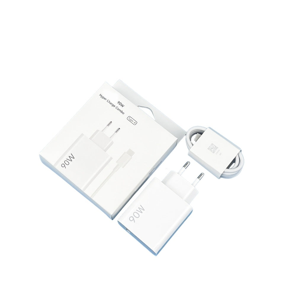 Suitable for xiaomi european standard charger 67w super fast charging head xiaomi redmi phone gold label charging adapter cross-border