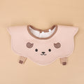 Single pack baby bib waterproof bib newborn combed cotton drool bib kids bib feeding bib cotton