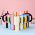 Amazon dopamine large capacity ice cup 304 stainless steel vacuum insulated mug with portable handle - perfect for car use
