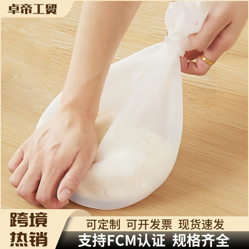 new silicone kneading bag, thickened non-stick hand fresh-keeping dough kneading bag, rolling dough mixing bag, multi-purpose dough kneading bag