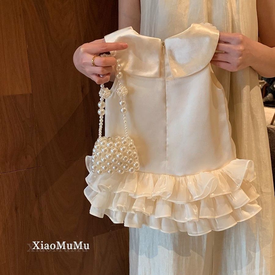 Girls' princess dress birthday first birthday gown  new summer outfit toddler baby girl stylish formal dress dress