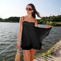 European and american export women's clothing  summer new arrival: elegant & alluring sleeveless chiffon cami backless dress - wholesale
