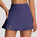 Fashion cross-border sports culottes shortsummer tight high waistfashion tape fitness yoga wear tennis skirt for women