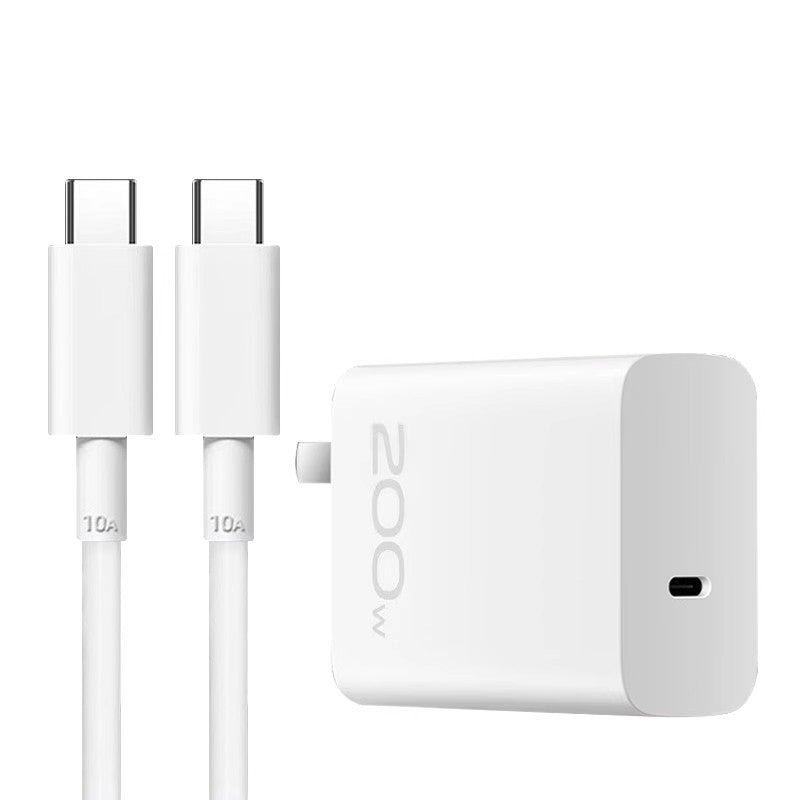 Gan charger compatible with 200w fast charging iqoo/vivo x100 x90 super flash charge kit - direct from the factory