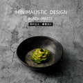 Vintage irregular creative tableware ceramic salad bowl home restaurant dessert bowl minimalist western food rice bowl