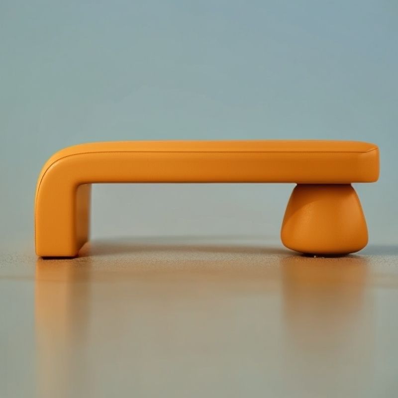 Waiting chair hair salon rest area bench sofa industrial style bench classyaccessible luxury ultra narrow